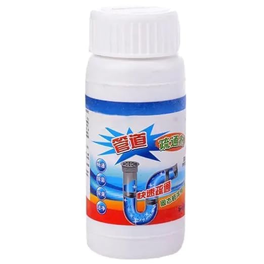 110 GM, Sink Cleaner Drain Powder, Removes Hair from Pipes, use Bathroom wash, Removes Clogs, Blockages in Washbasin, Septic Tank, Sinks, Pipes in Just 30 Minutes, Buy 1 Get 1 Free