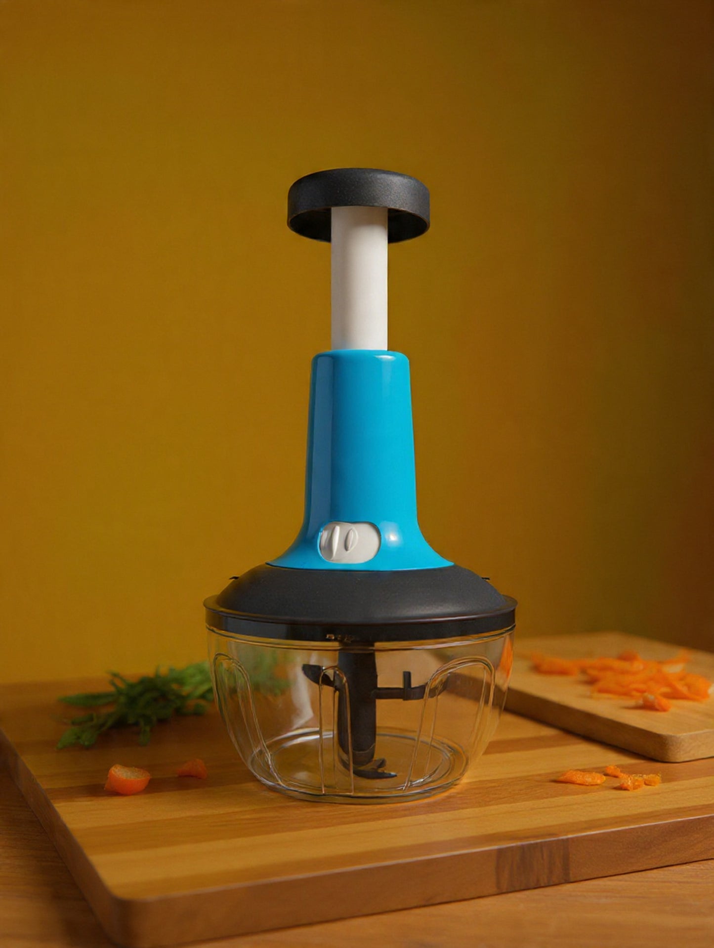 2 in 1 Push Chopper Push and Chop Chopper Vegetable and Fruit Cutter