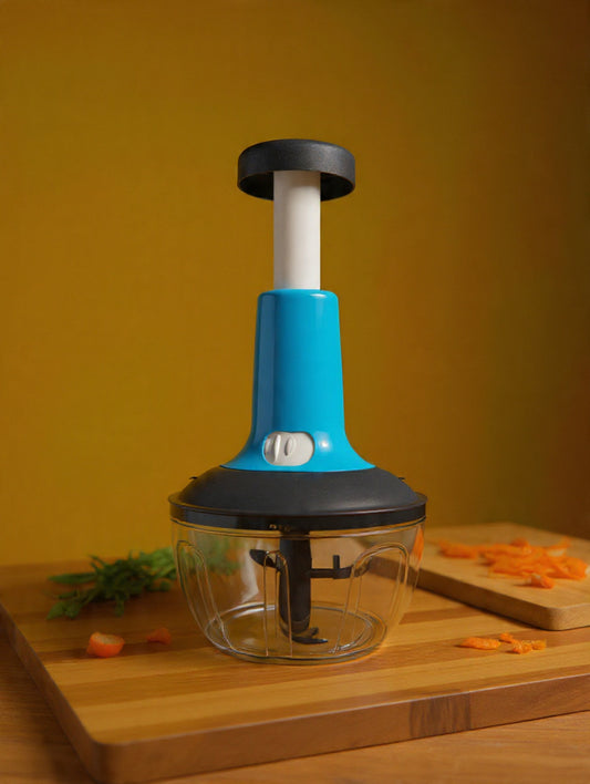 2 in 1 Push Chopper Push and Chop Chopper Vegetable and Fruit Cutter