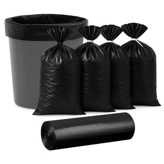 Garbage Bags (19x21 Inch, 15 L Capacity),Garbage Bags Medium 90 Pcs | Dustbin Bags,Trash Bags |Dustbin Covers for daily Wet and Dry Waste (Black Color)