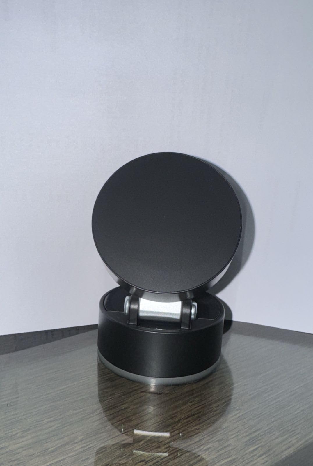 Magnetic Vacuum Suction Mobile Holder, Multiple Angle Adjustment, Retractable, Strong Magnetic Attachment, Compatible with iPhone & Android Phone for Car, Desk, Mirror, Glass(Black)
