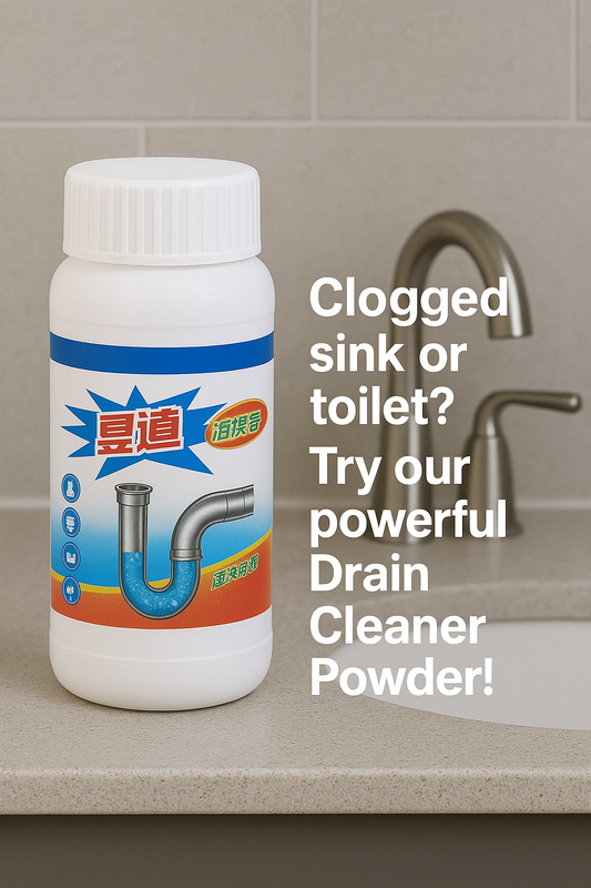 110 GM, Sink Cleaner Drain Powder, Removes Hair from Pipes, use Bathroom wash, Removes Clogs, Blockages in Washbasin, Septic Tank, Sinks, Pipes in Just 30 Minutes, Buy 1 Get 1 Free